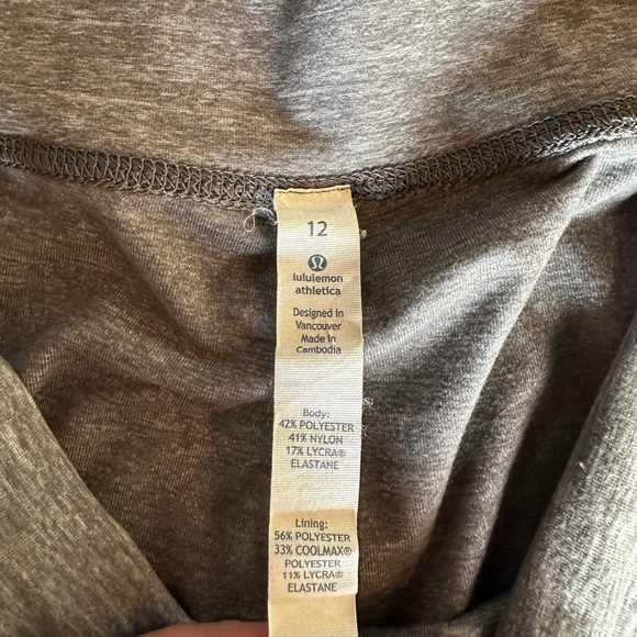 Lululemon Relaxed Fit Pant Heathered Slate Size 12 - Picture 6 of 8